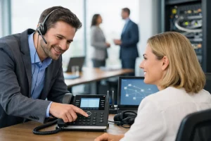 InnovaCOM – IT & Kommunikation, auf die Sie sich verlassen können. 8 Telefonanlage Betreuung für Firmen