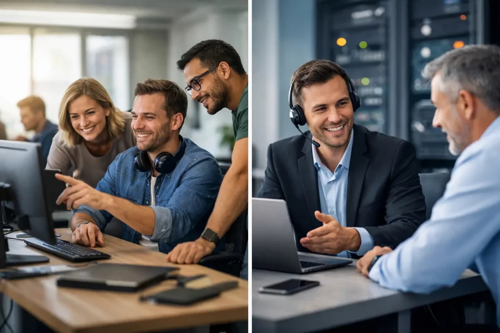 Internes IT-Team oder Dienstleister? 1 Internes IT-Team oder Dienstleister?